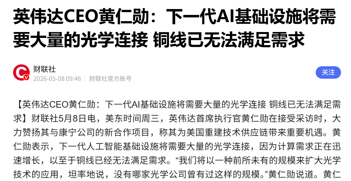 华体会官网-光纤大利好！外资最新重仓3家低价光纤股，最高6元，最低5元
